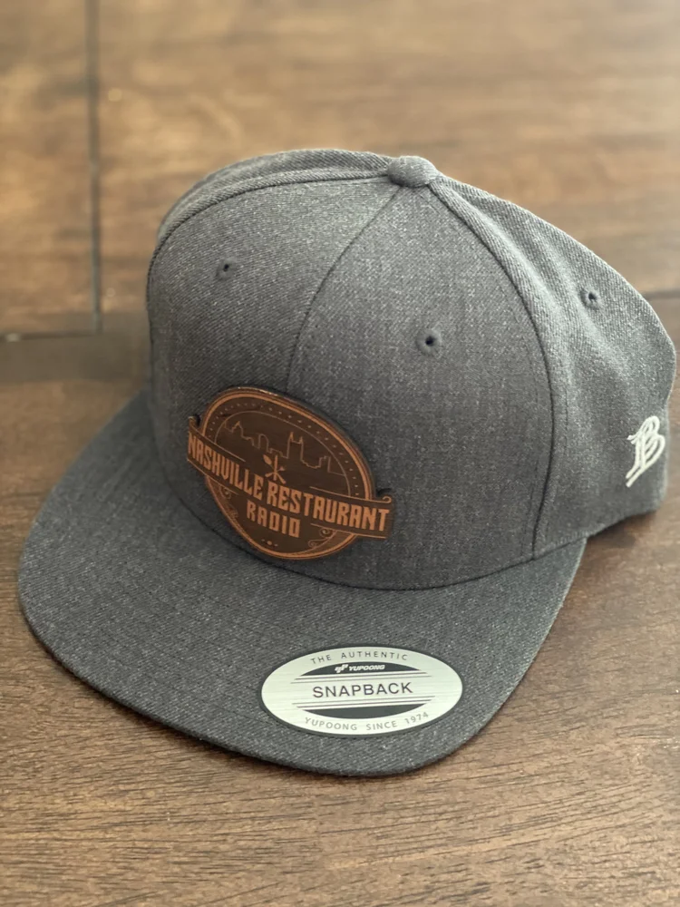 Flat Bill Charcoal Snap Back